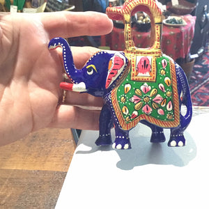 Painted elephant, 5”