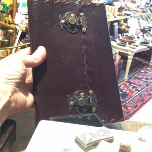 Journal with double snap closure