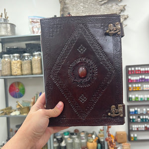 Brown Stone Leather Journal