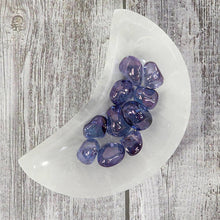 Selenite Half Moon Bowl | Selenite Healing Crystal 5"