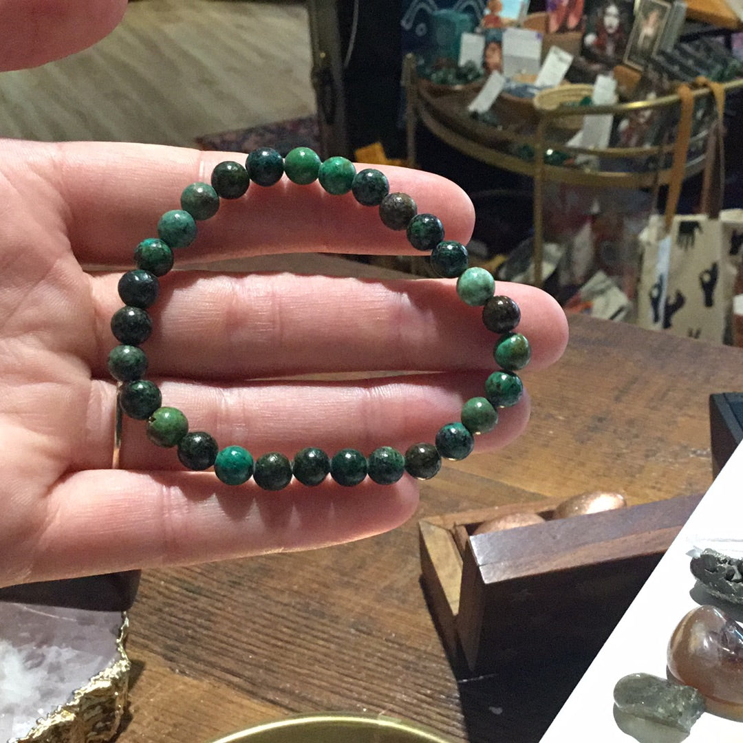 Small African turquoise bracelet