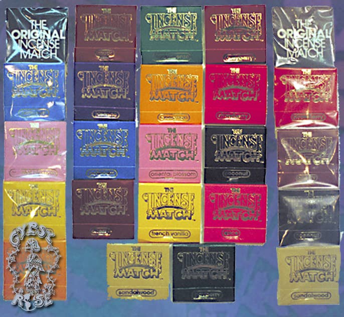 50 Pack Assorted Incense Matches