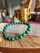 Large malachite bracelet