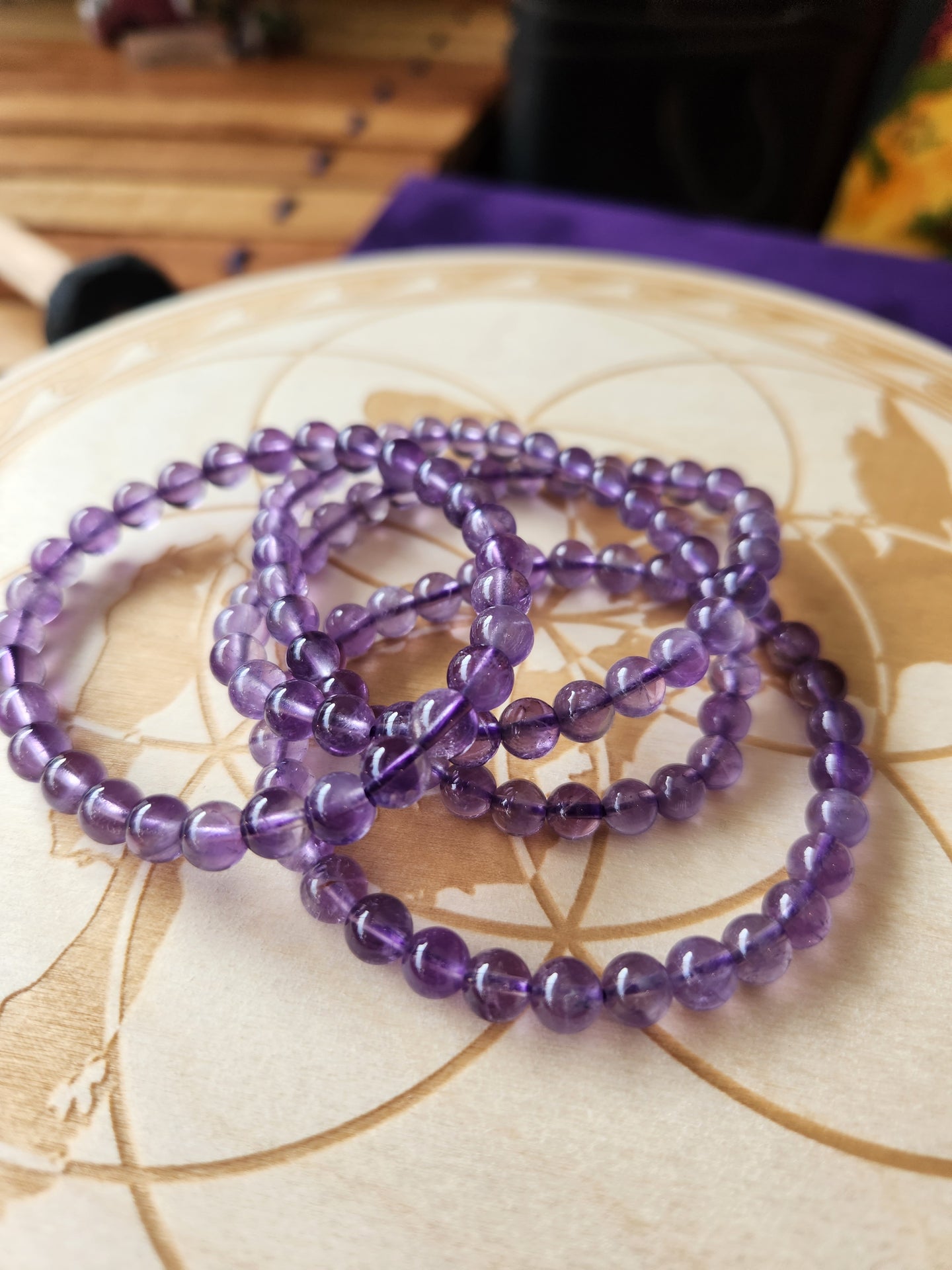 Small Amethyst Bracelet