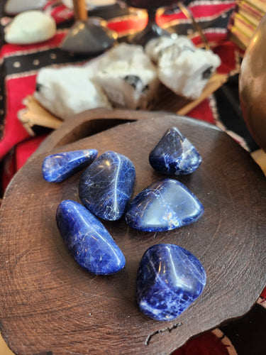 Tumbled Sodalite