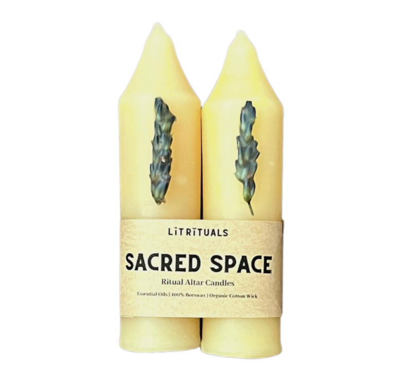 Small 'Sacred Space' Beeswax Altar Candles