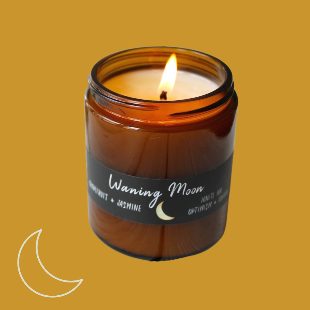 Waning Moon Candle // Moon Phase Candle // Soy Wax Candle