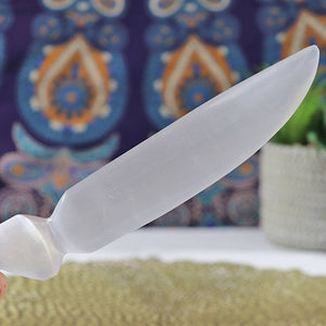 Selenite Crystal Knife | Moroccan Selenite
