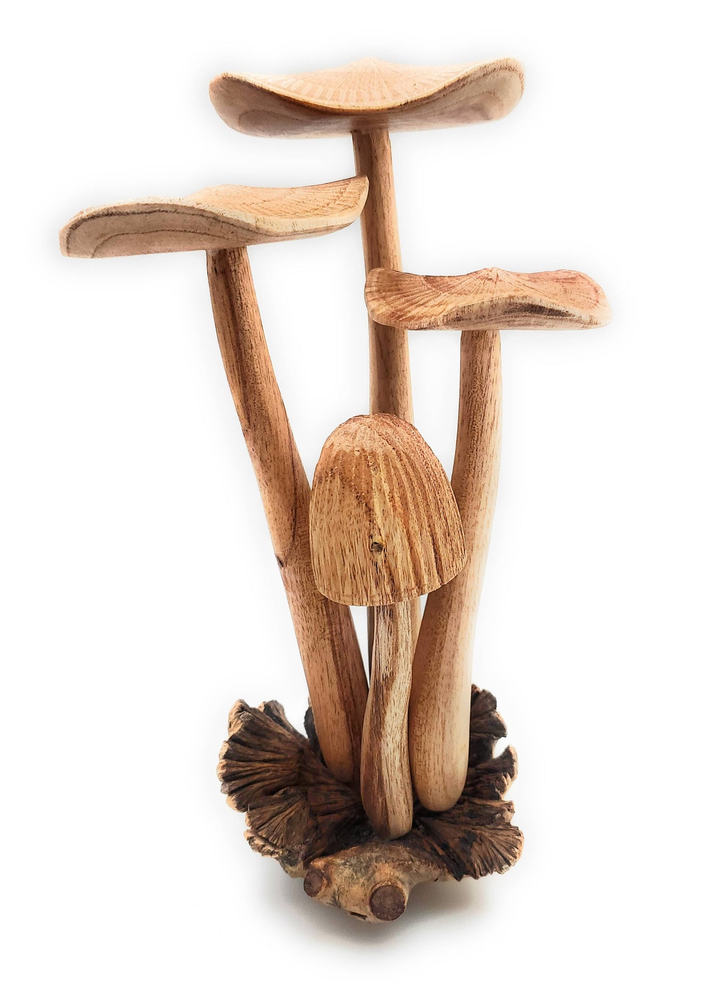 Hand Carved Jumbo Wooden Magical Mushroom