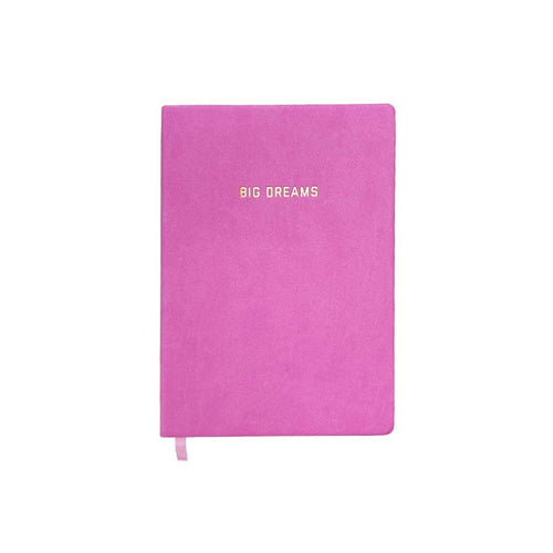 Big Dreams Lined Journal - Pink