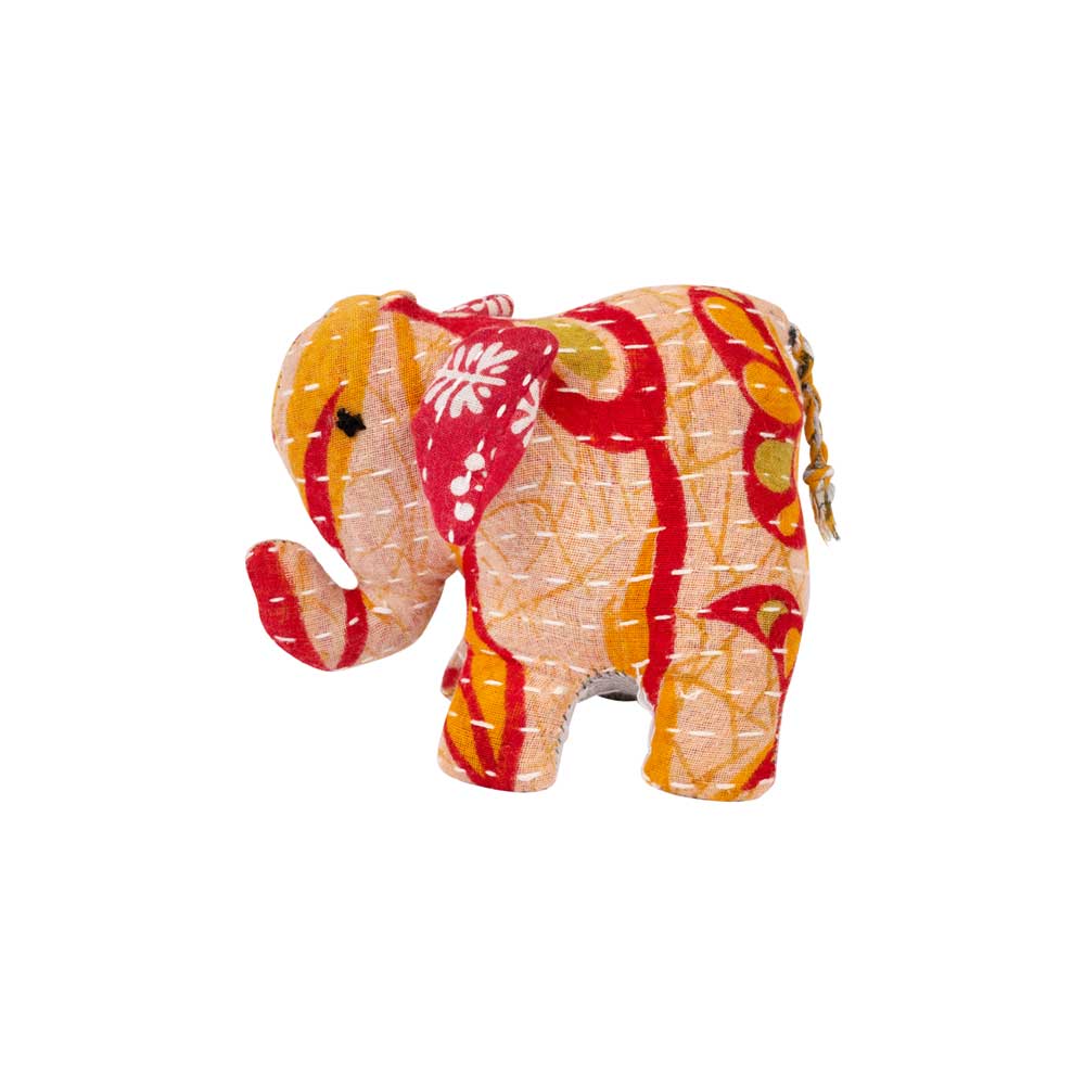 Upcycled Sari Elephant (XS) *