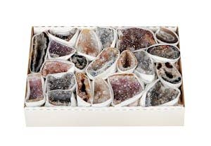 Agate Geodes Cluster