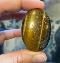 Tigers Eye Palm Stone