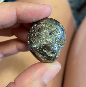 Tumbled Pyrite