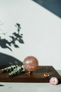 2  1/2”Rose Quartz Sphere