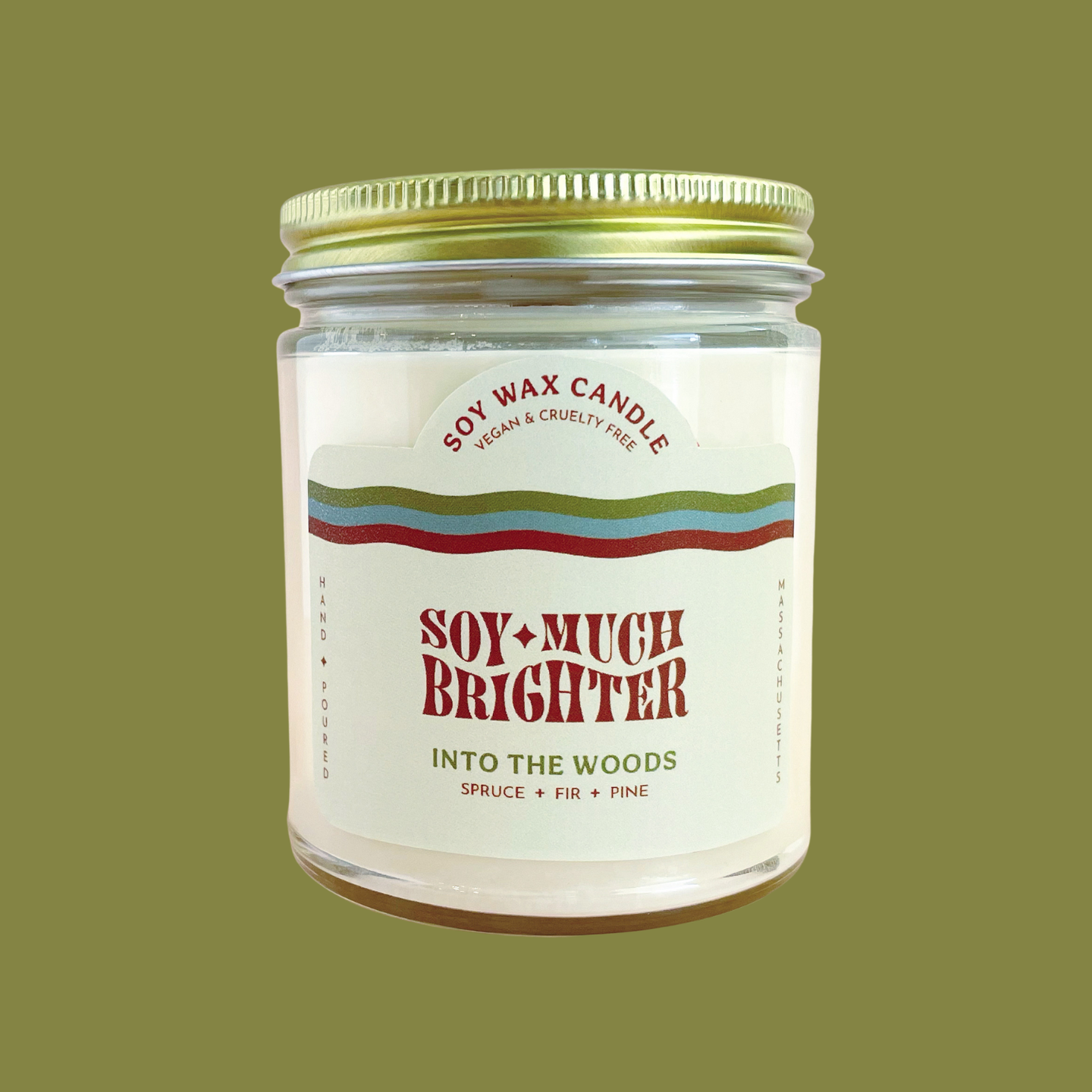 Into the Woods: Spruce + Fir + Pine // soy candle