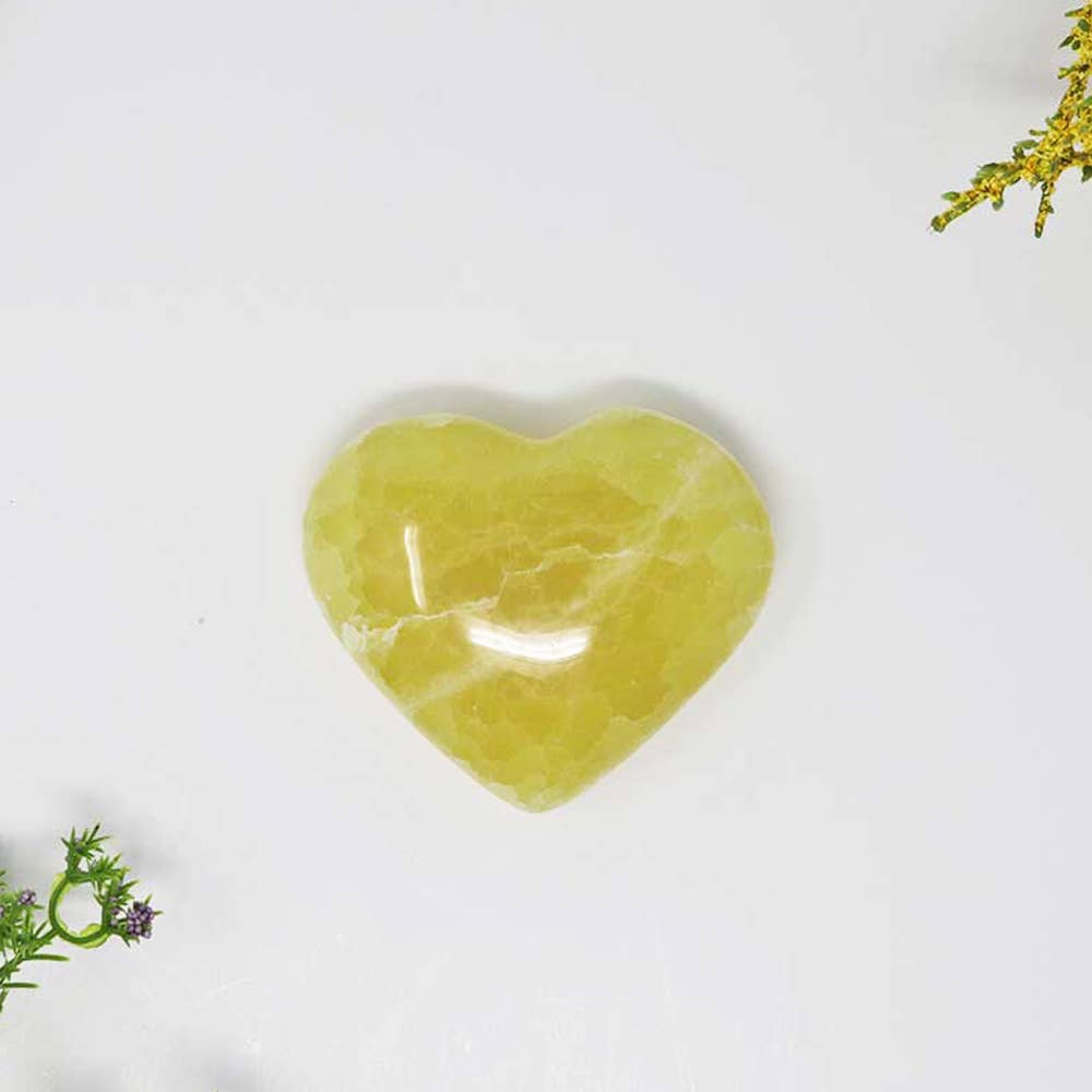 Heart Medium - Lemon Calcite | Lemon Calcite Gift
