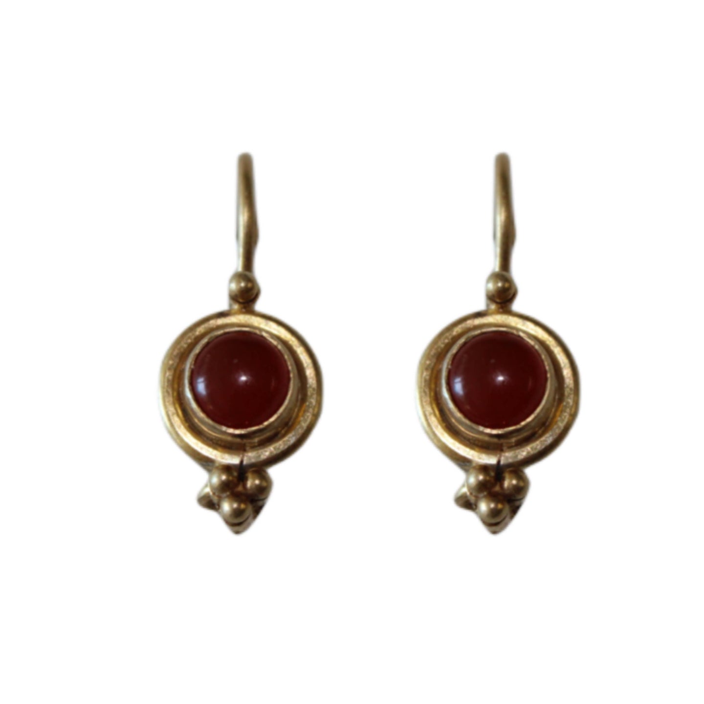 Gold Gemstone Earrings