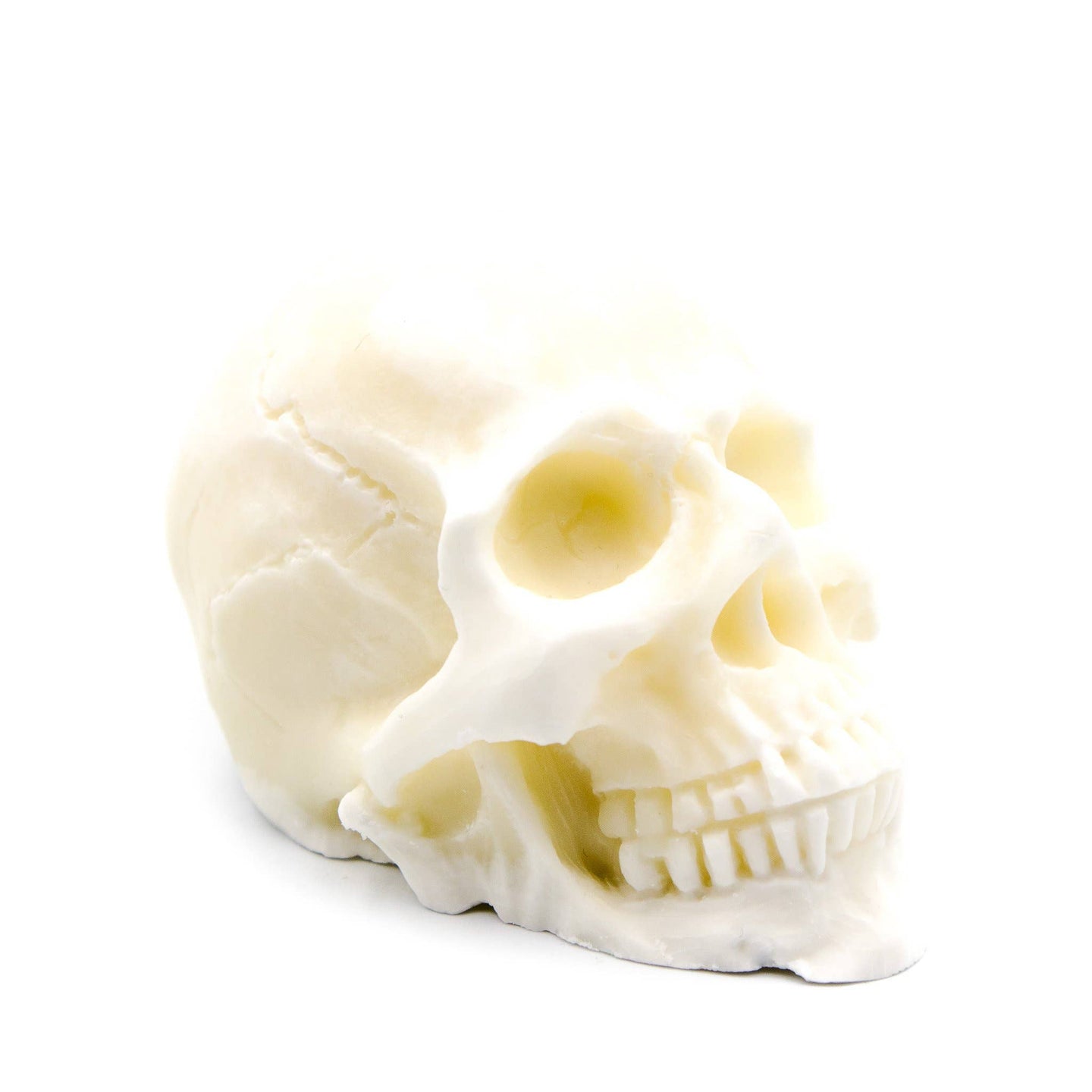 Skull | Pillar Candle / white