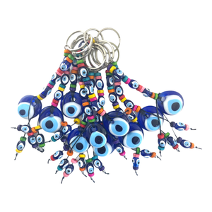 Evileye With Colorful Beads Keychain