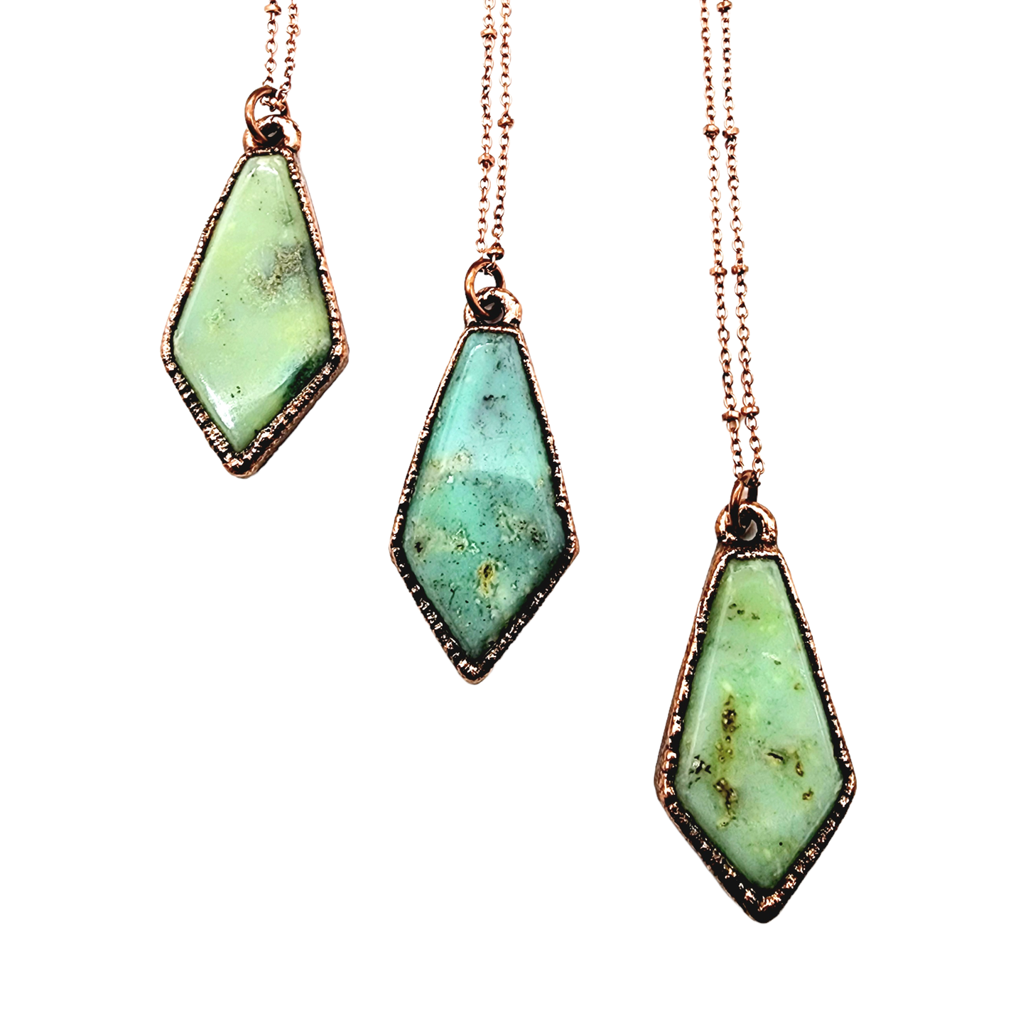 Chrysoprase Kite Necklace