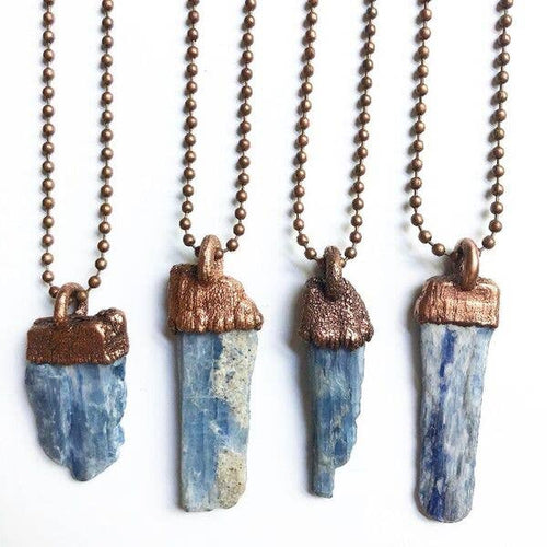 Blue Kyanite Blade Necklace