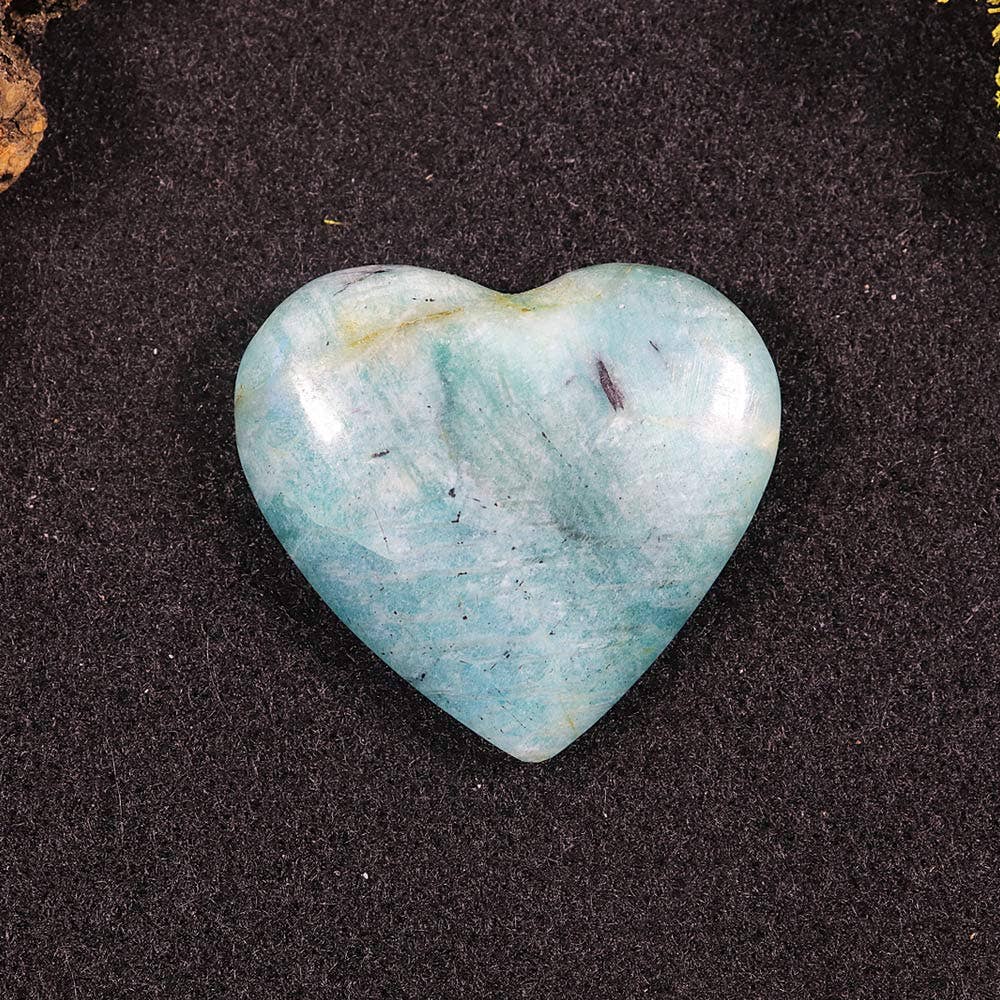 Amazonite Heart | Crystal Hearts | Amazonite Crystals