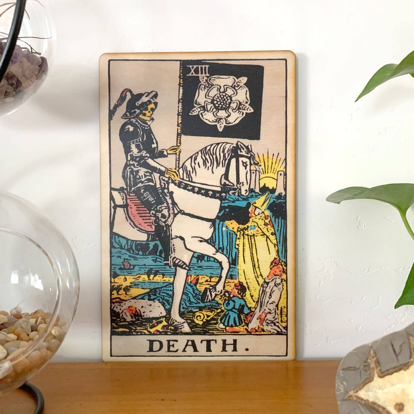 Tarot - 13 - Death Full Color Wood Wall Art