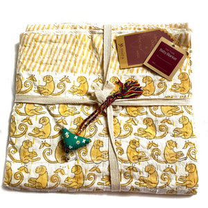 Baby Quilt / Child's Beach Blanket - Monkey Print