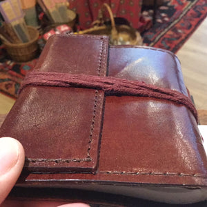 Xxsmall leather journal string wrap