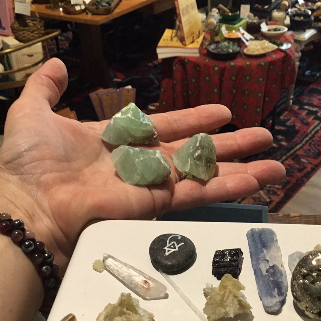 Green Calcite, small Chunk