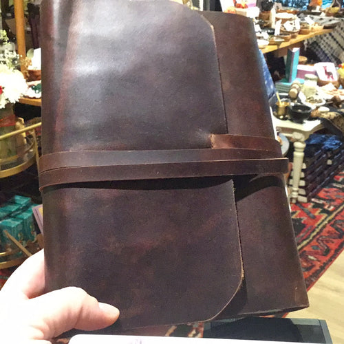 Medium leather journal wrap